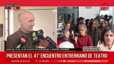 Presentan el 41&ordm; Encuentro Entrerriano de Teatro